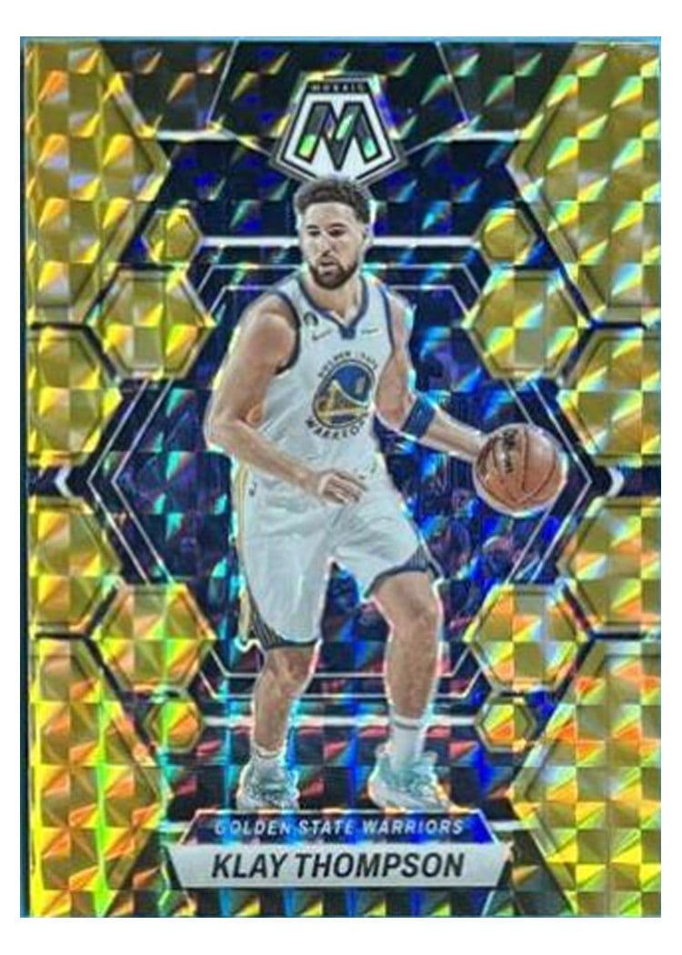 2022-23 Panini Mosaic Base Set Klay Thompson #34 card