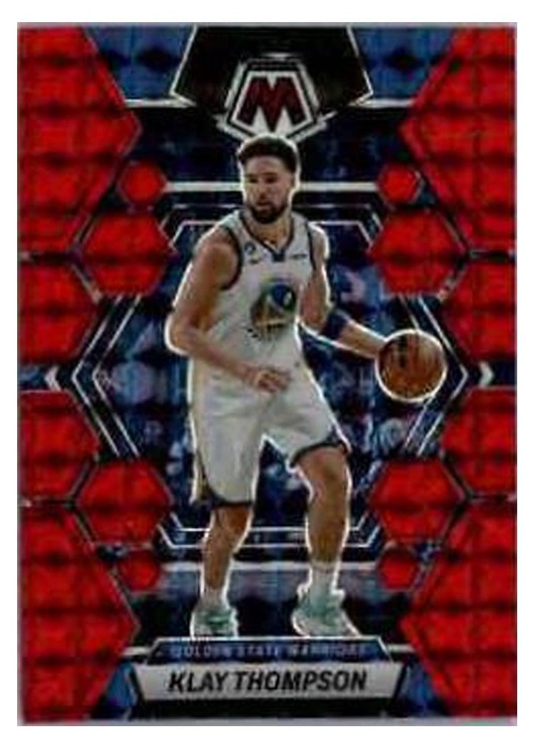 2022-23 Panini Mosaic Base Set Klay Thompson #34 card