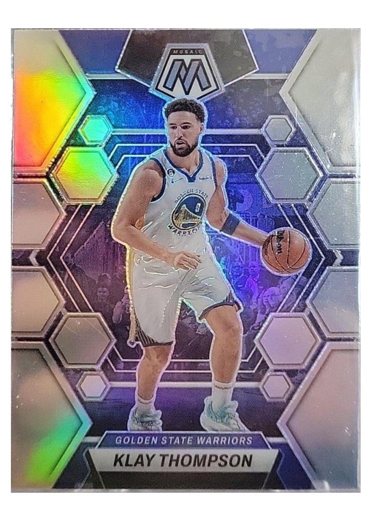 2022-23 Panini Mosaic Base Set Klay Thompson #34 card