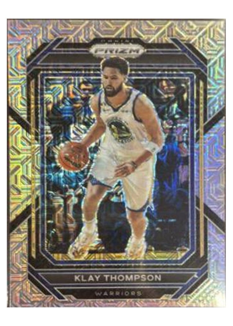 2022-23 Panini Prizm Base Set Klay Thompson Mojo Prizm #115 card