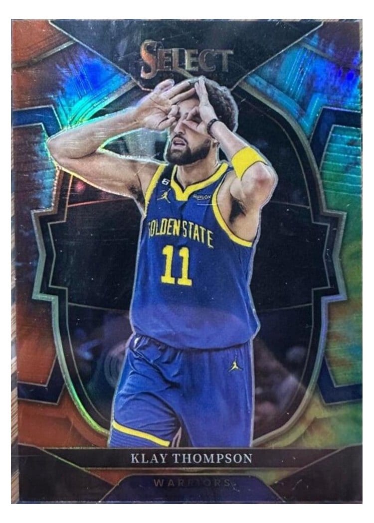 2022-23 Panini Select Base Set Klay Thompson #19 card