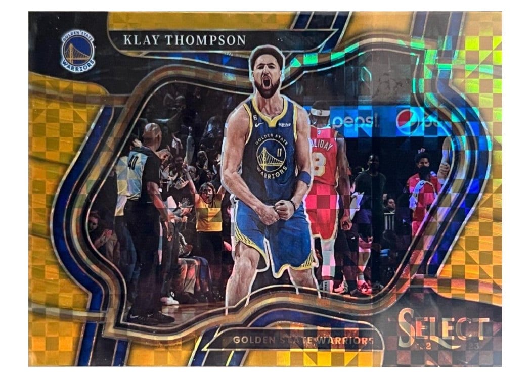 2022-23 Panini Select Base Set Klay Thompson #219 card