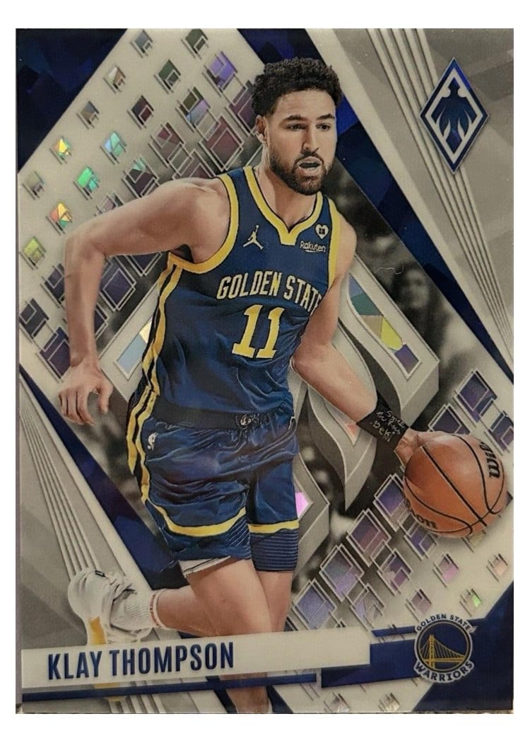 2023-24 Panini Phoenix Base Set Klay Thompson White Ice #164 card