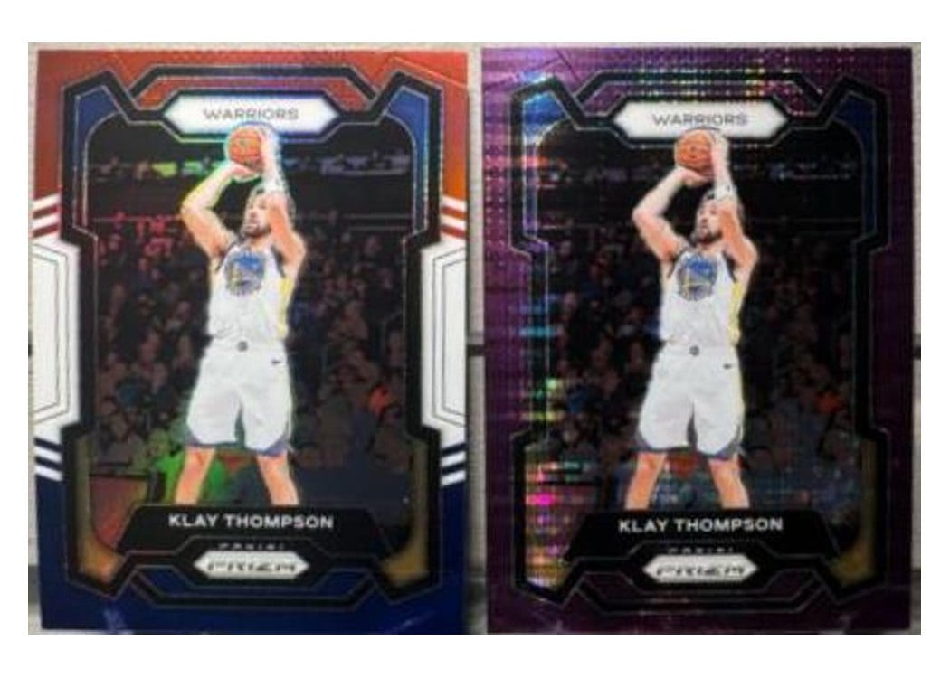 2023-24 Panini Prizm Base Set Klay Thompson #109 card