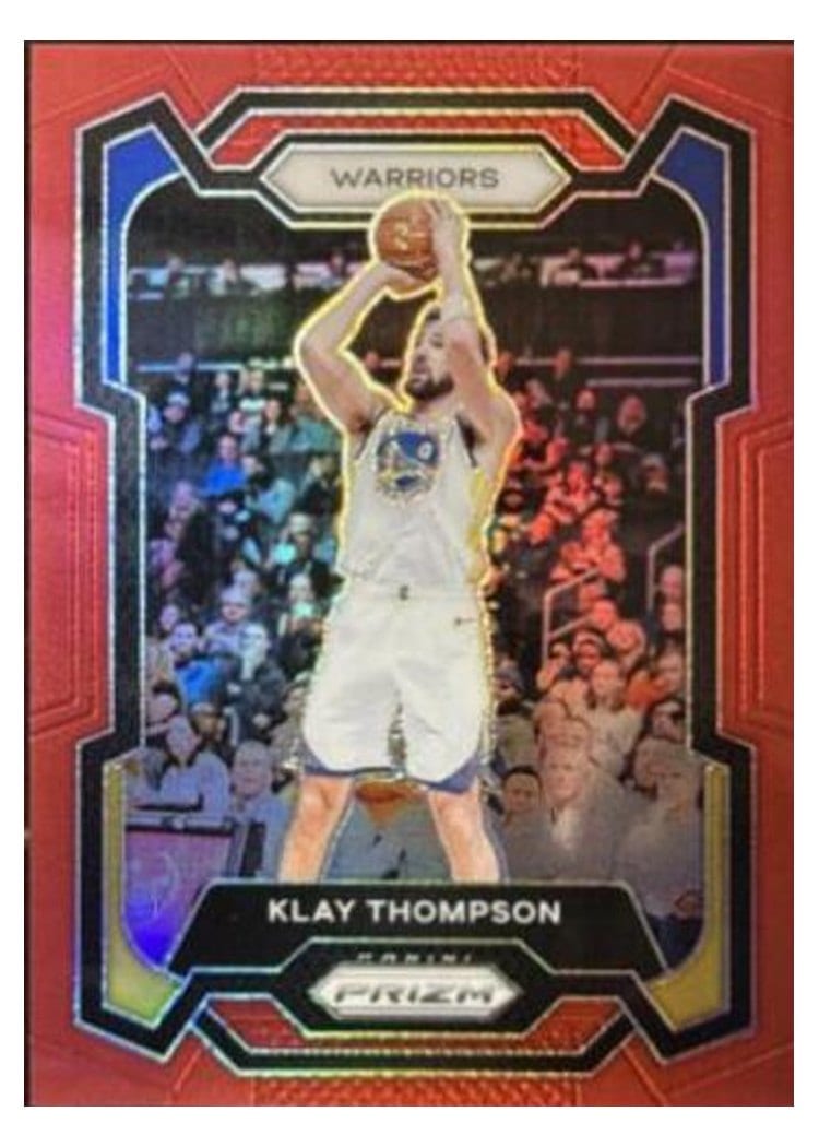 2023-24 Panini Prizm Base Set Klay Thompson #109 card