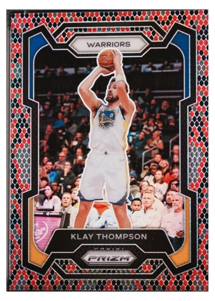 2023-24 Panini Prizm Base Set Klay Thompson #109 card