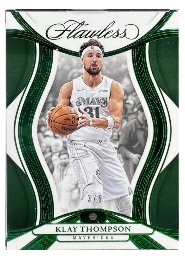 2024-25 Panini Flawless Base Gems Klay Thompson #38 card