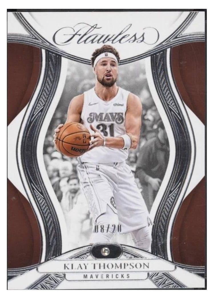 2024-25 Panini Flawless Base Gems Klay Thompson #38 card