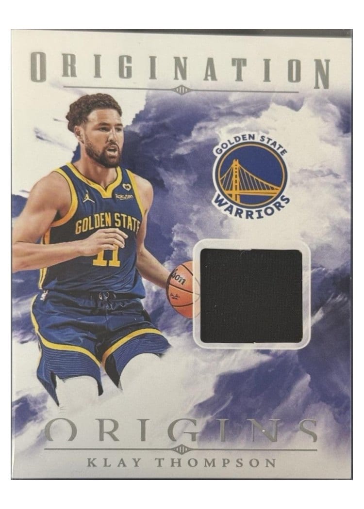 2024-25 Panini Origins Origination Memorabilia Set Klay Thompson #OM-KLY card