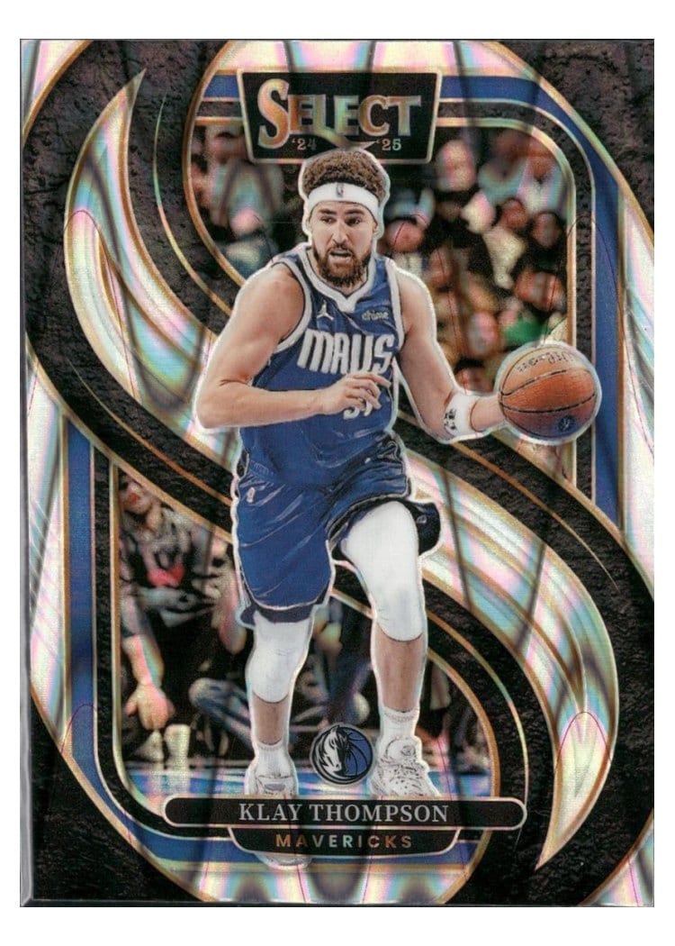 2024-25 Panini Select Base Set Klay Thompson Tectonic Prizm #108 card