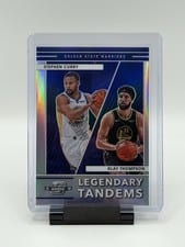 2021-22 Panini Contenders Optic Legendary Tandems Klay Thompson / Stephen Curry #6 card