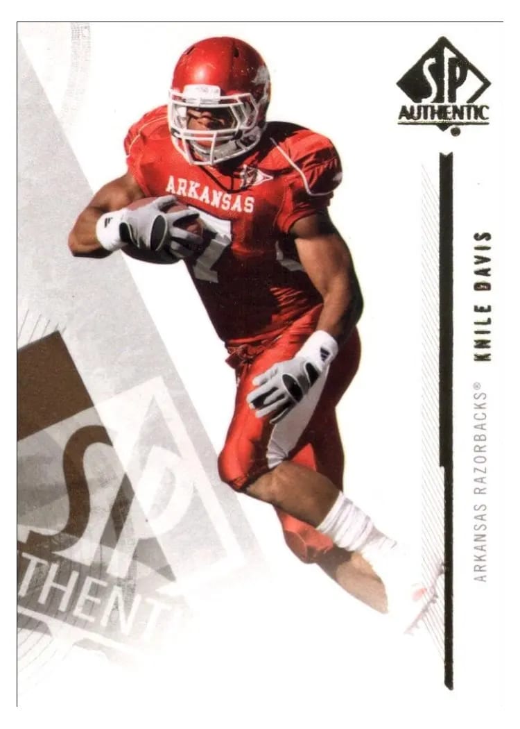 2013 SP Authentic Knile Davis #25 card