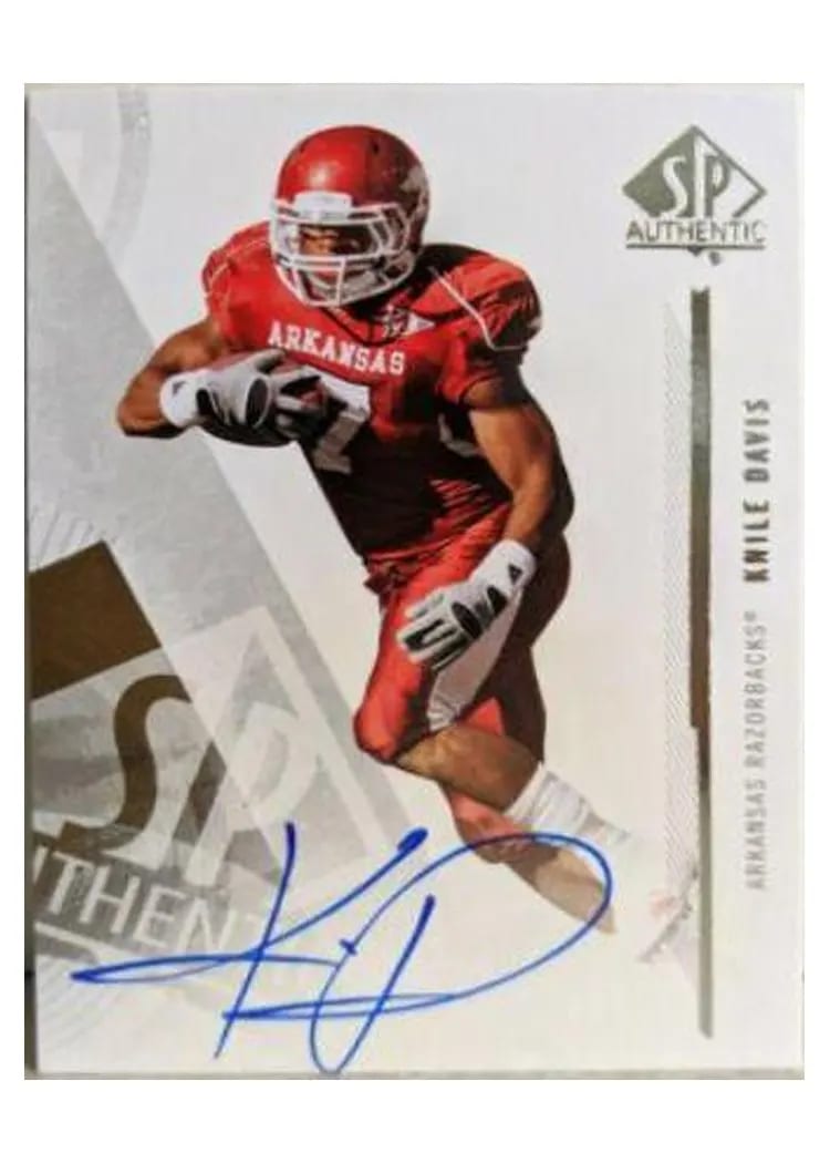 2013 SP Authentic Knile Davis #25 card