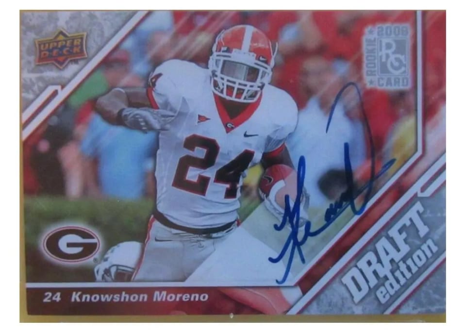 2009 Upper Deck Draft Edition Knowshon Moreno #8 card