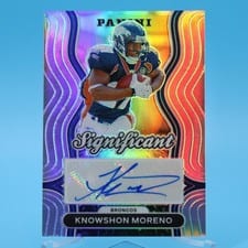 2024 Panini Prizm Significant Signatures Knowshon Moreno #SS-KMO card