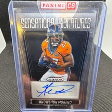 2025 Panini Prizm Black Sensational Signatures Knowshon Moreno #37 card