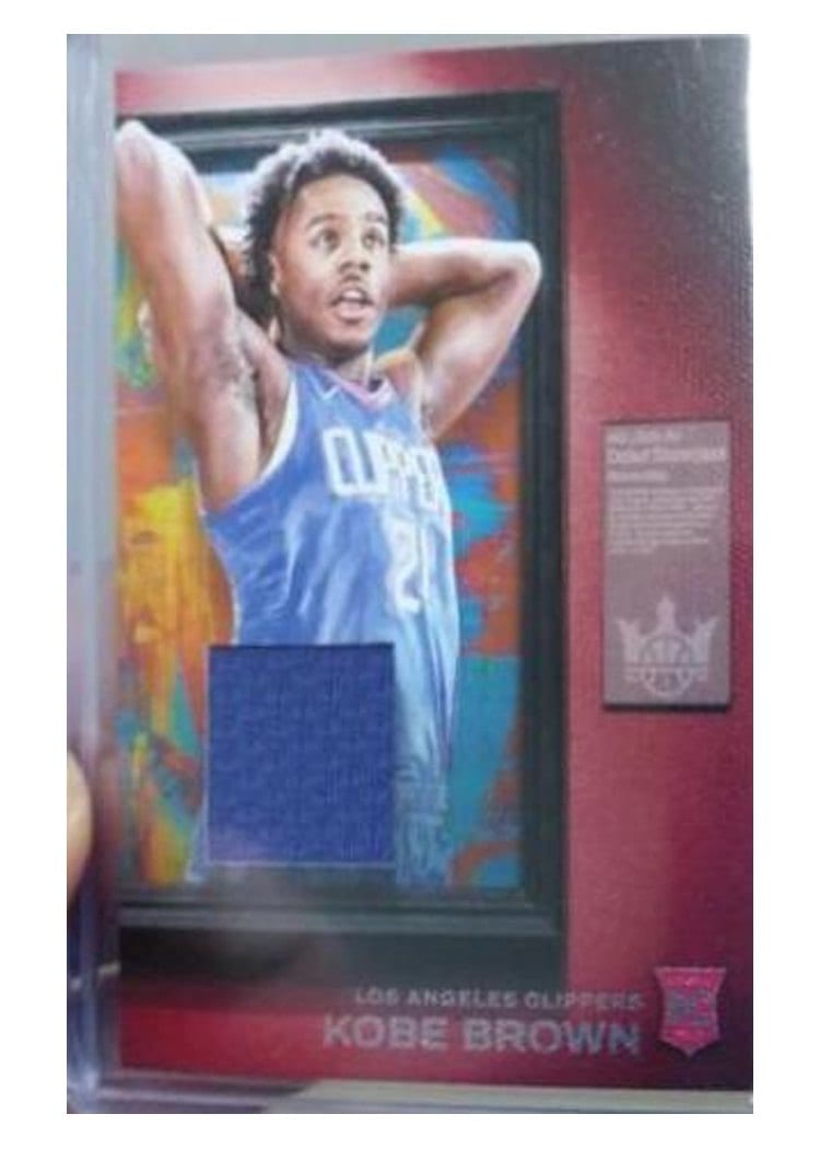 2023-24 Panini Court Kings Debut Showcase Memorabilia Kobe Brown #DSM-BRW card