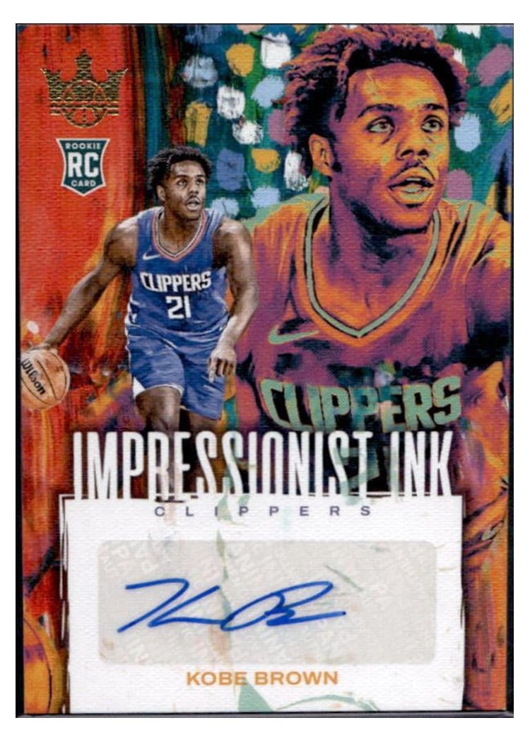 2023-24 Panini Court Kings Impressionist Ink Kobe Brown #II-KOB card