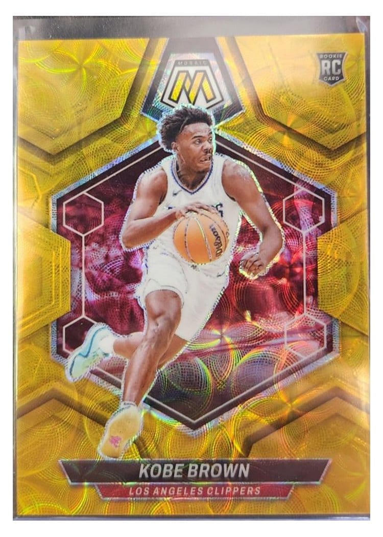 2023-24 Panini Mosaic Base Set Kobe Brown #209 card