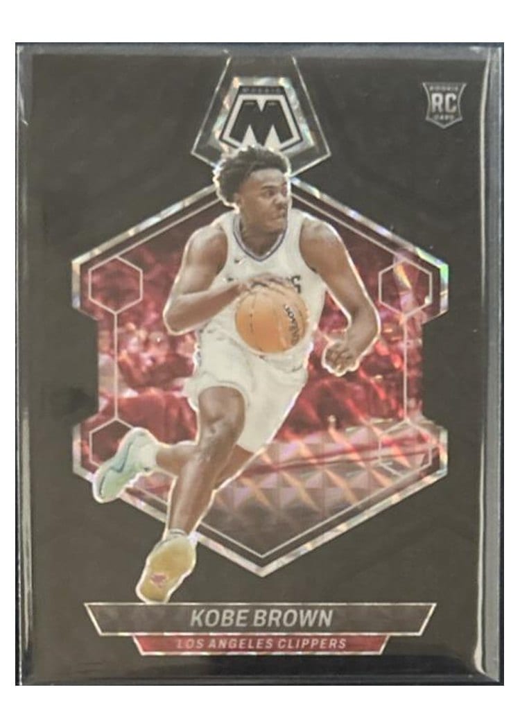 2023-24 Panini Mosaic Base Set Kobe Brown Black #209 card