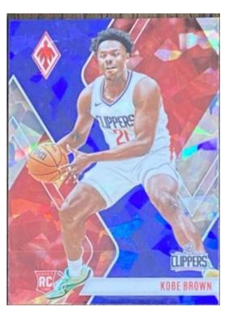 2023-24 Panini Phoenix Base Set Kobe Brown Blue Ice #257 card
