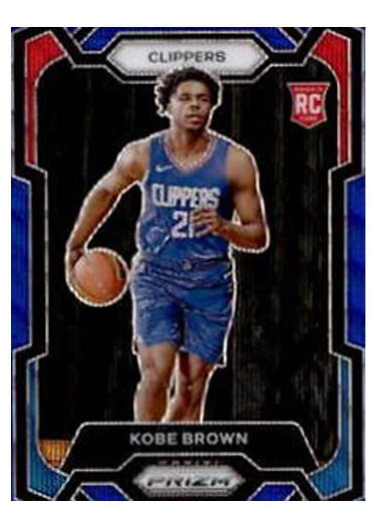 2023-24 Panini Prizm Base Set Kobe Brown #144 card