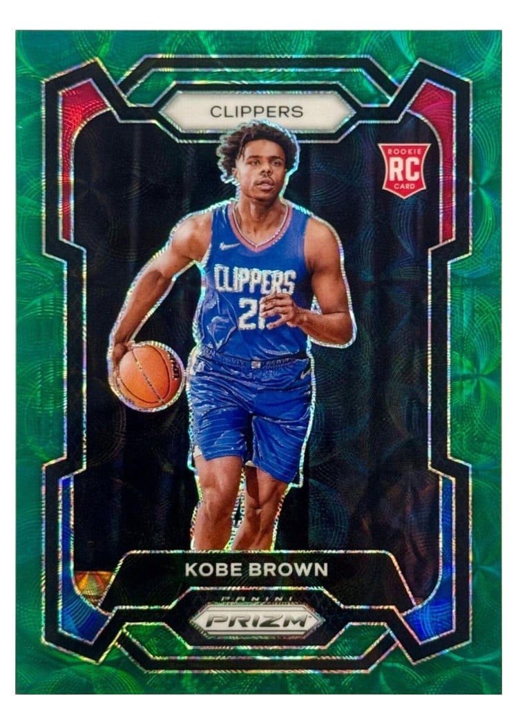 2023-24 Panini Prizm Base Set Kobe Brown #144 card