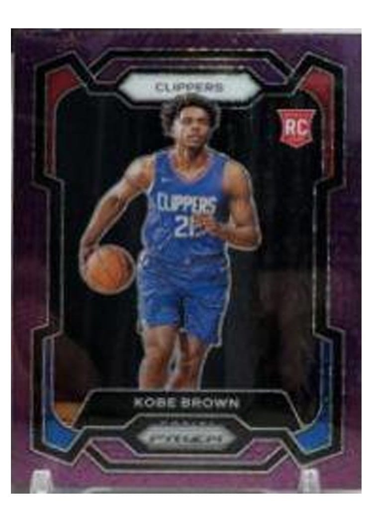 2023-24 Panini Prizm Base Set Kobe Brown #144 card