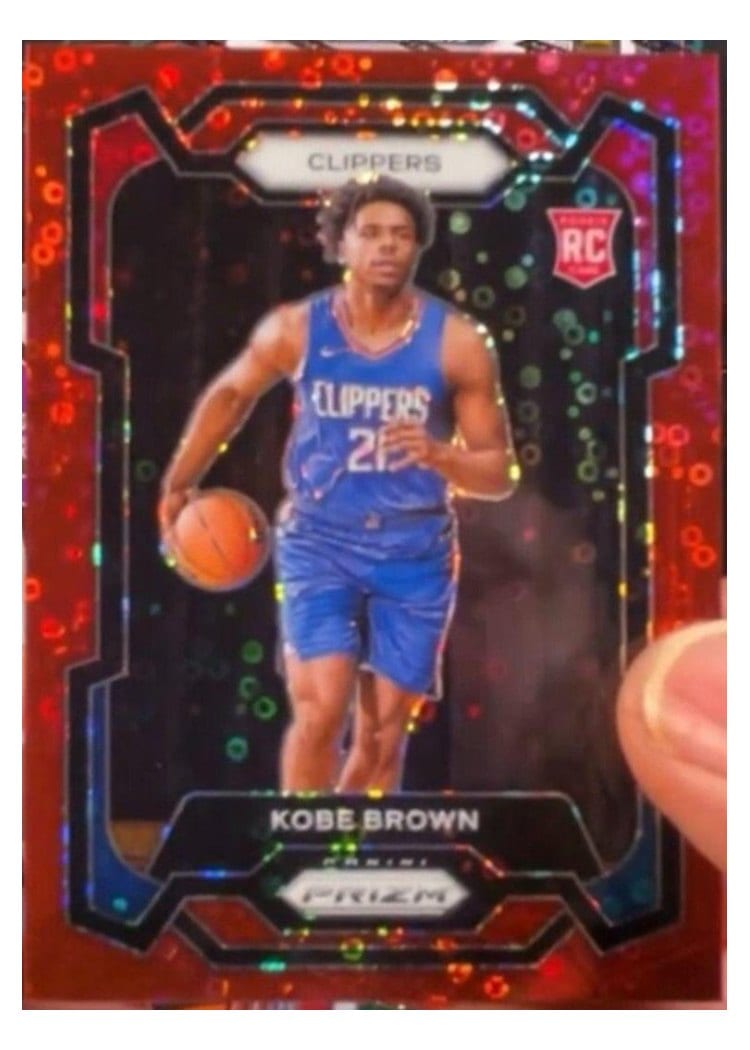 2023-24 Panini Prizm Base Set Kobe Brown #144 card