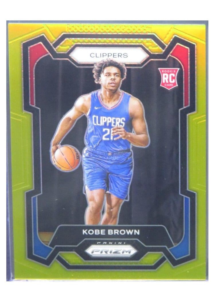 2023-24 Panini Prizm Base Set Kobe Brown #144 card