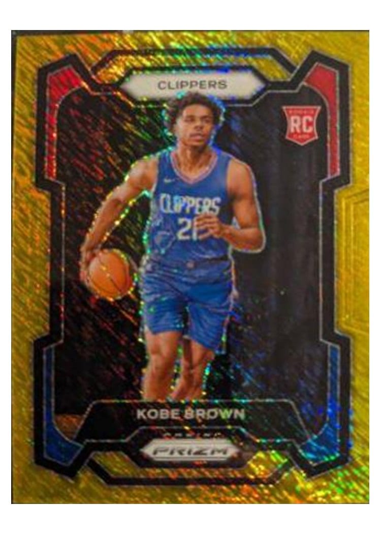 2023-24 Panini Prizm Base Set Kobe Brown #144 card
