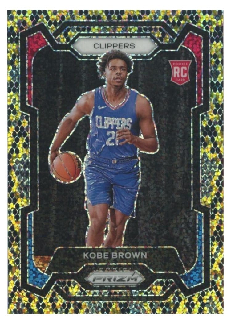 2023-24 Panini Prizm Base Set Kobe Brown #144 card