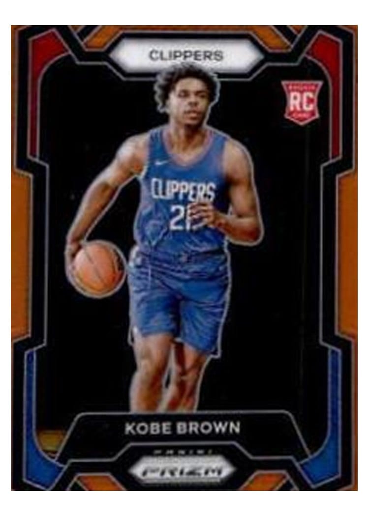 2023-24 Panini Prizm Base Set Kobe Brown #144 card