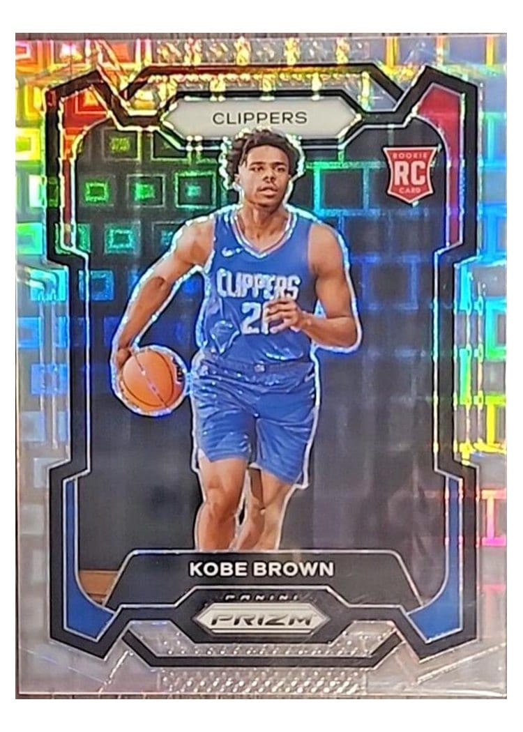 2023-24 Panini Prizm Base Set Kobe Brown #144 card