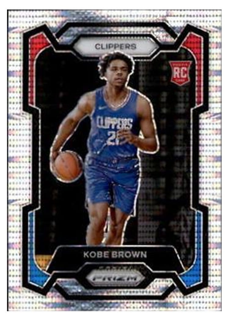 2023-24 Panini Prizm Base Set Kobe Brown #144 card