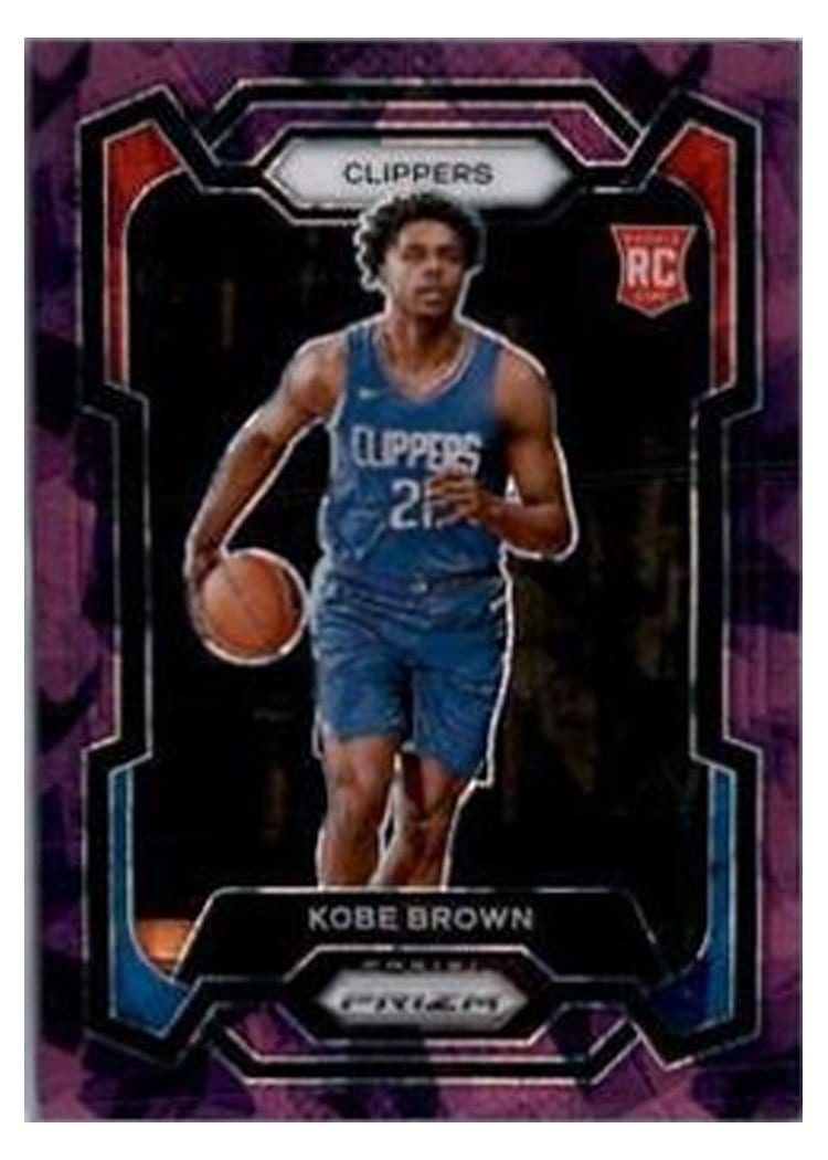 2023-24 Panini Prizm Base Set Kobe Brown #144 card