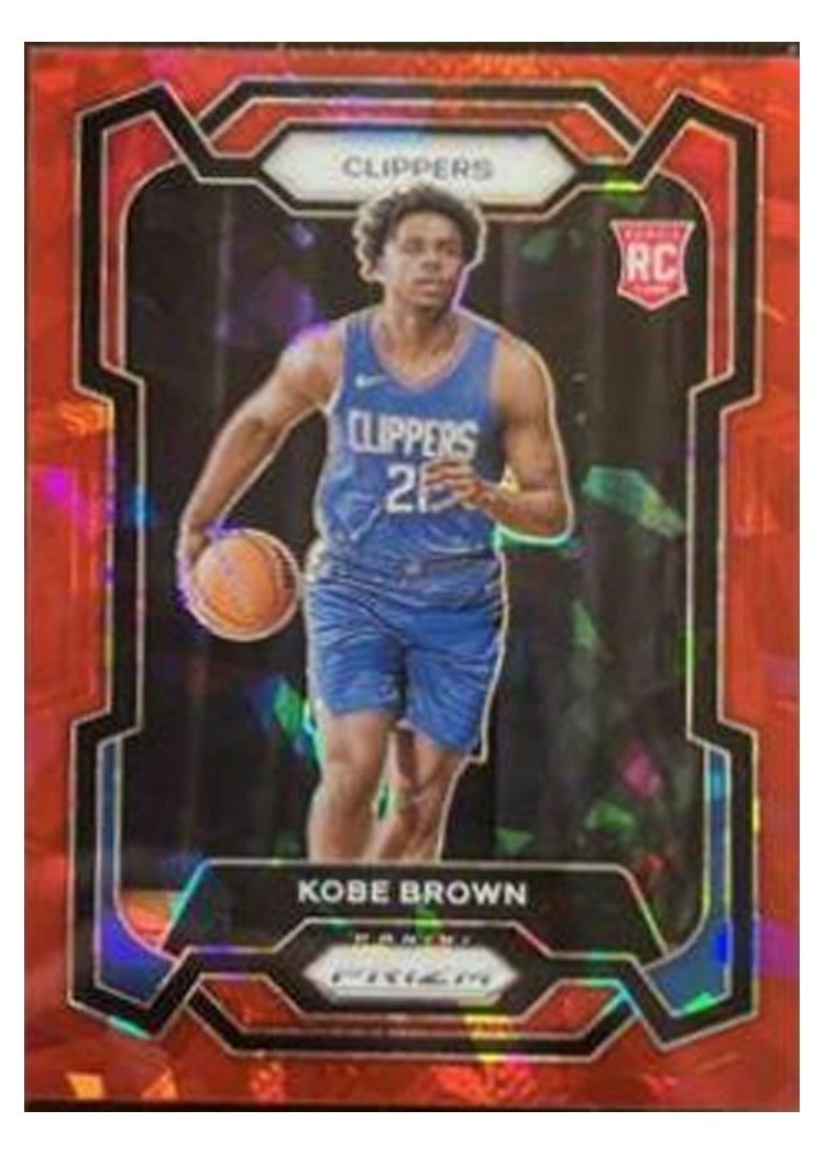 2023-24 Panini Prizm Base Set Kobe Brown #144 card