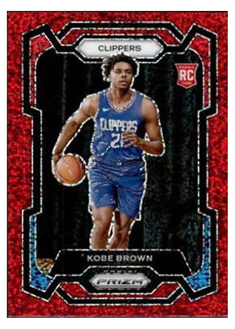 2023-24 Panini Prizm Base Set Kobe Brown #144 card