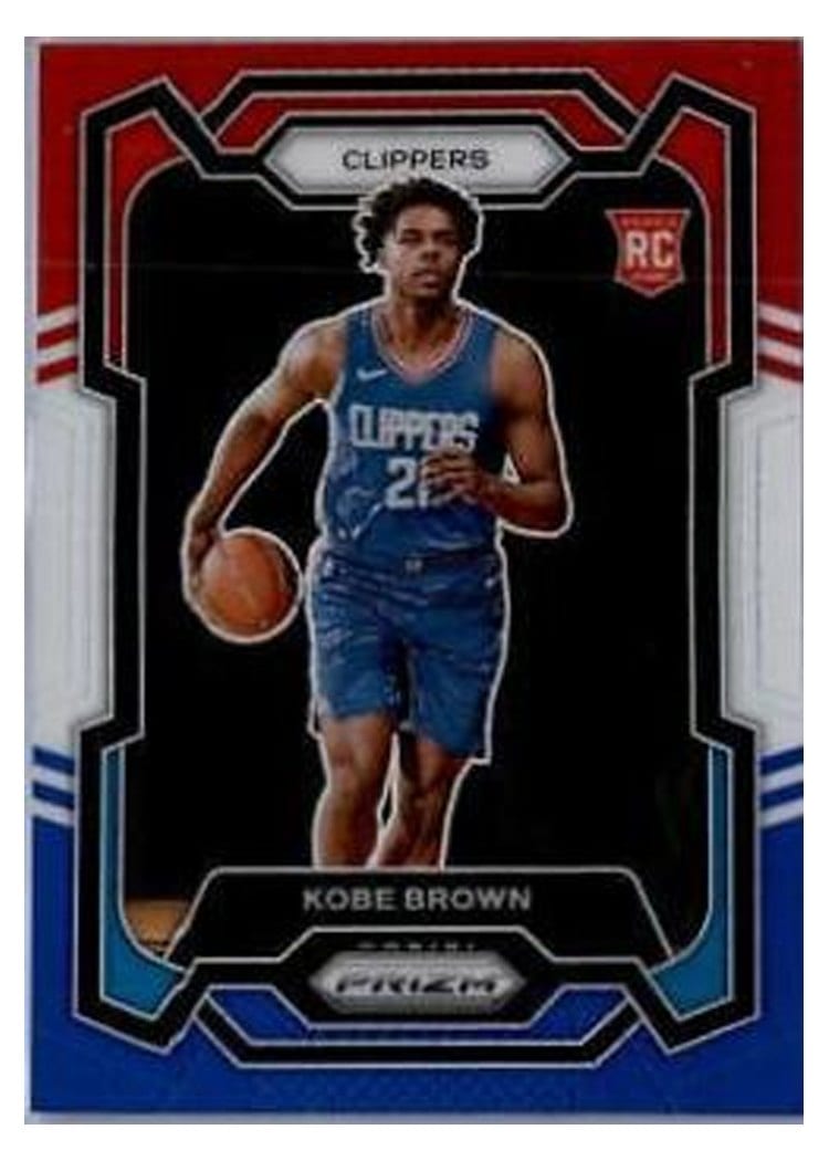 2023-24 Panini Prizm Base Set Kobe Brown #144 card
