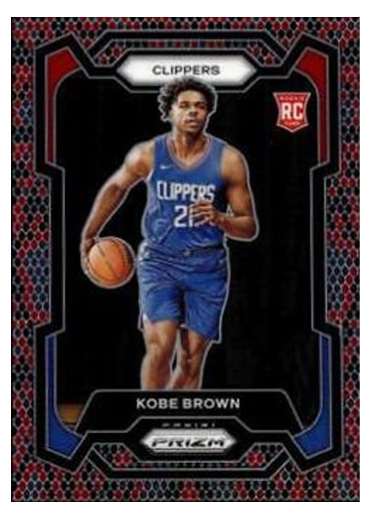 2023-24 Panini Prizm Base Set Kobe Brown #144 card