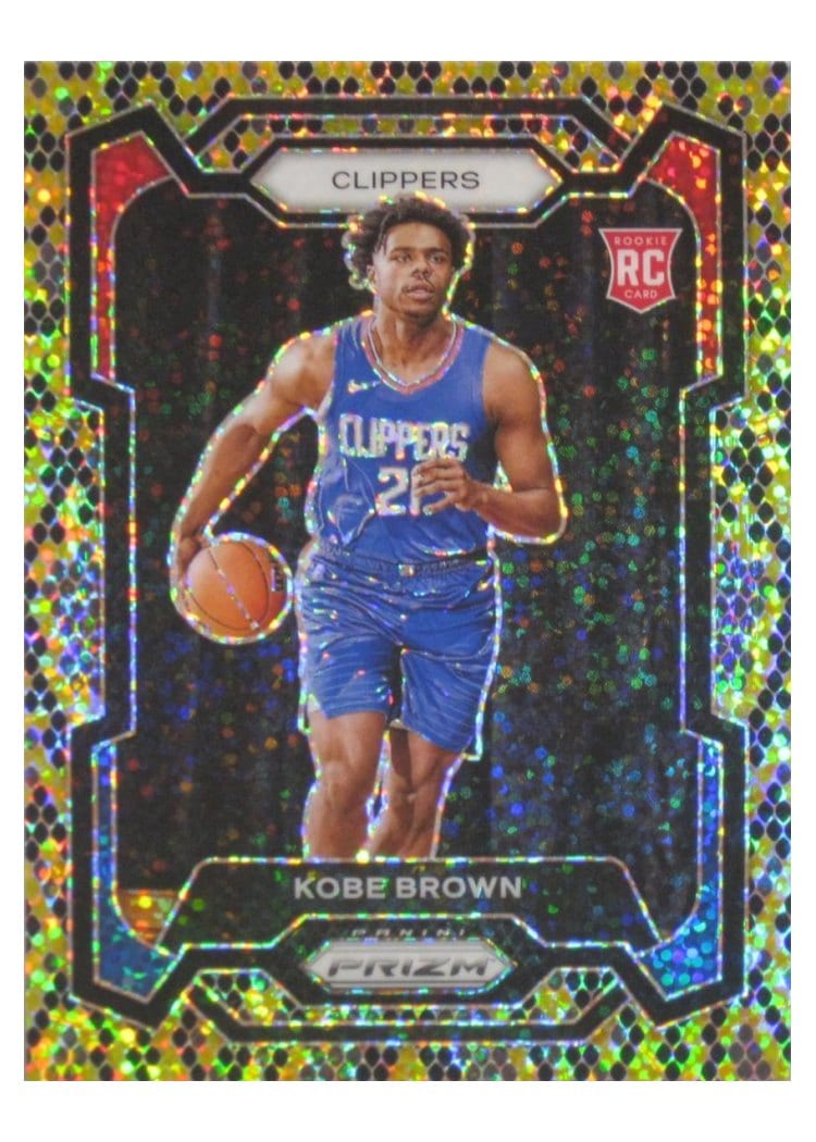 2023-24 Panini Prizm Base Set Kobe Brown #144 card