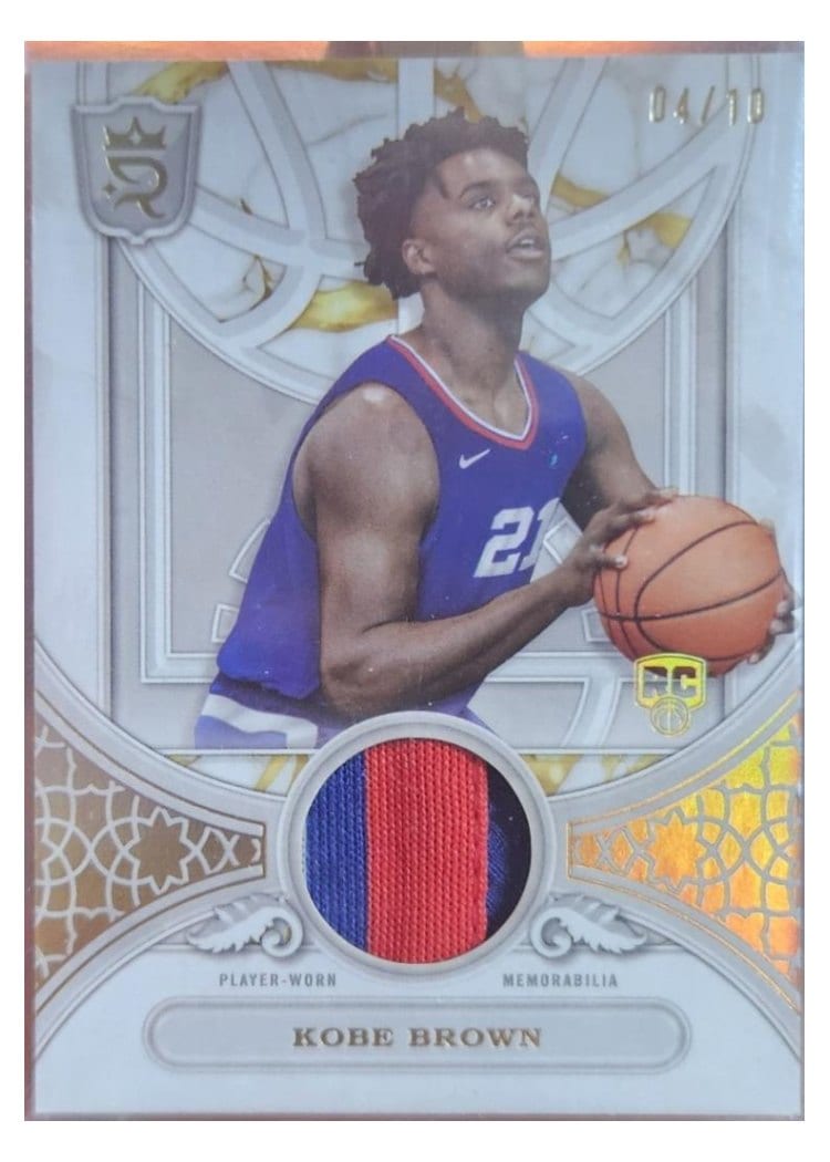 2023-24 Topps Royalty Round Ball Relics Kobe Brown #RBR-KB card
