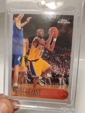 1996 Topps Chrome Kobe Bryant #138 card