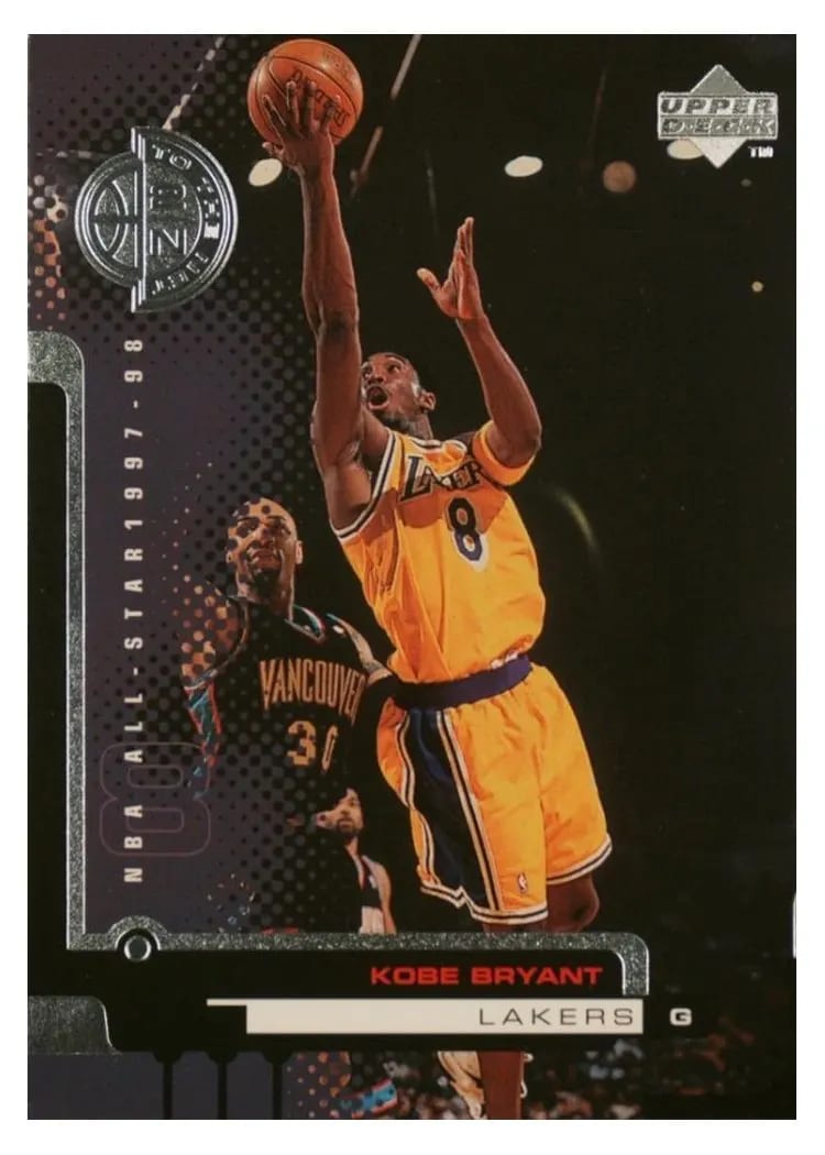 1998 Upper Deck Kobe Bryant #172 card