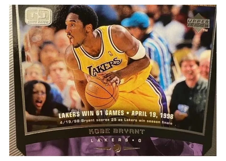 1998 Upper Deck Kobe Bryant #75 card