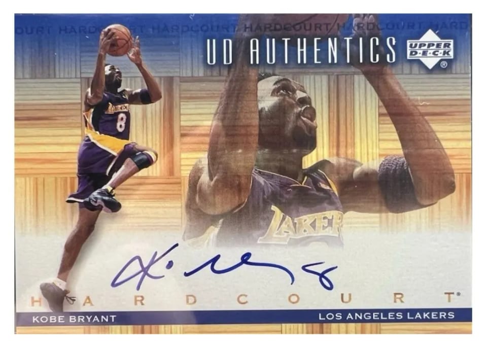 2000 Upper Deck Hardcourt UD Authentics Kobe Bryant #KB card