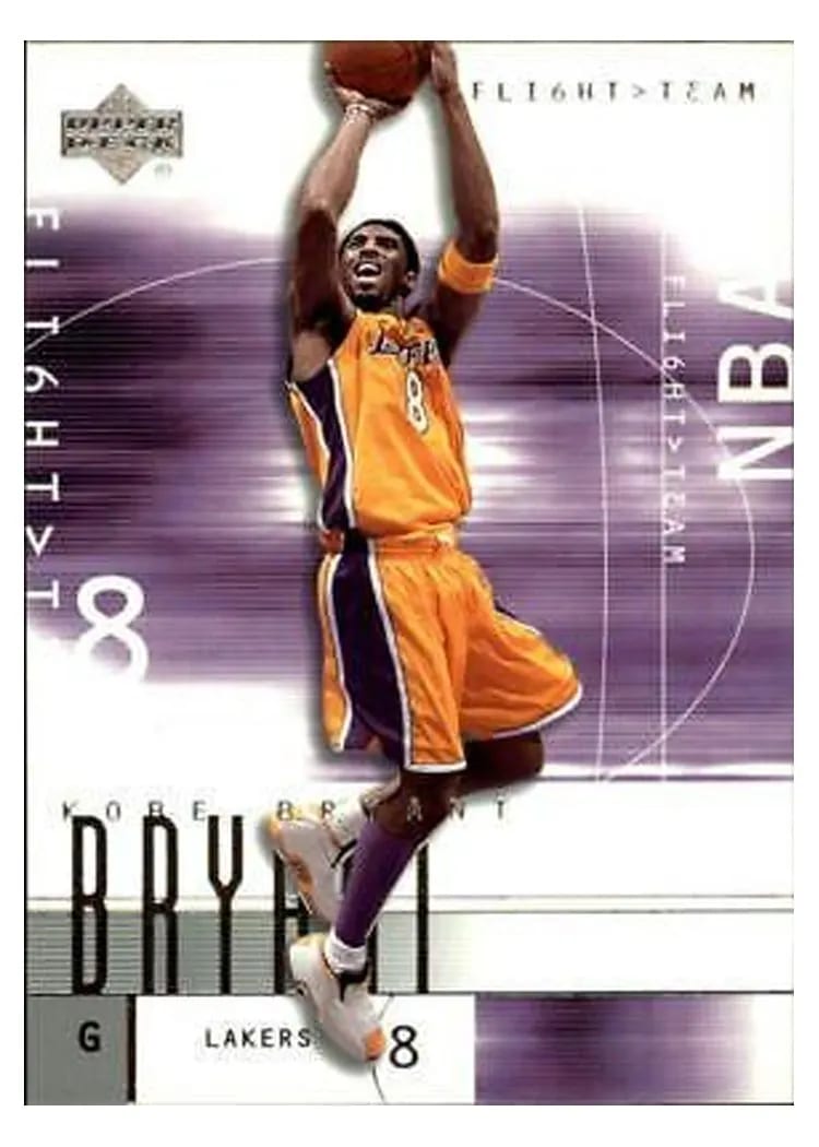 2001 Upper Deck Flight Team Kobe Bryant #8 card