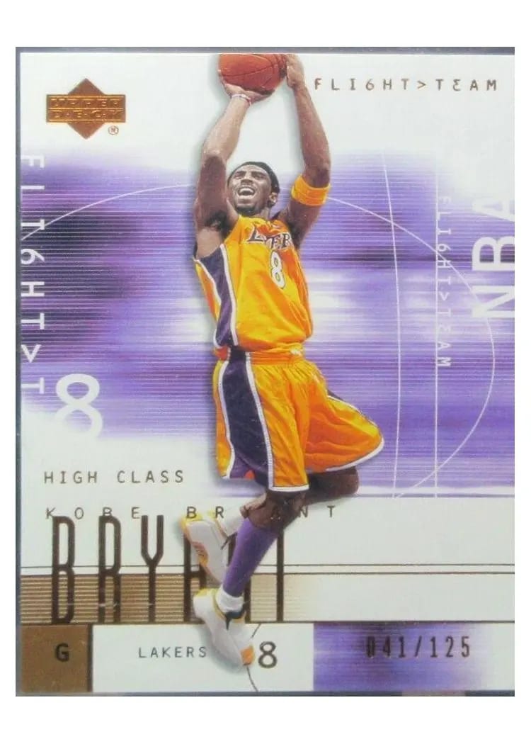 2001 Upper Deck Flight Team Kobe Bryant Copper #8 card