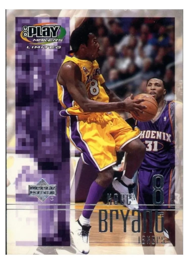 2001 Upper Deck Playmakers Kobe Bryant #39 card