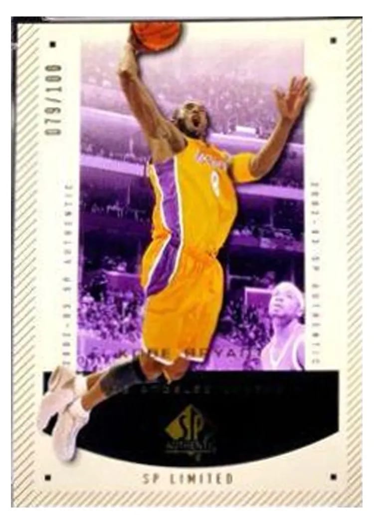 2002 SP Authentic Kobe Bryant Limited #37 card